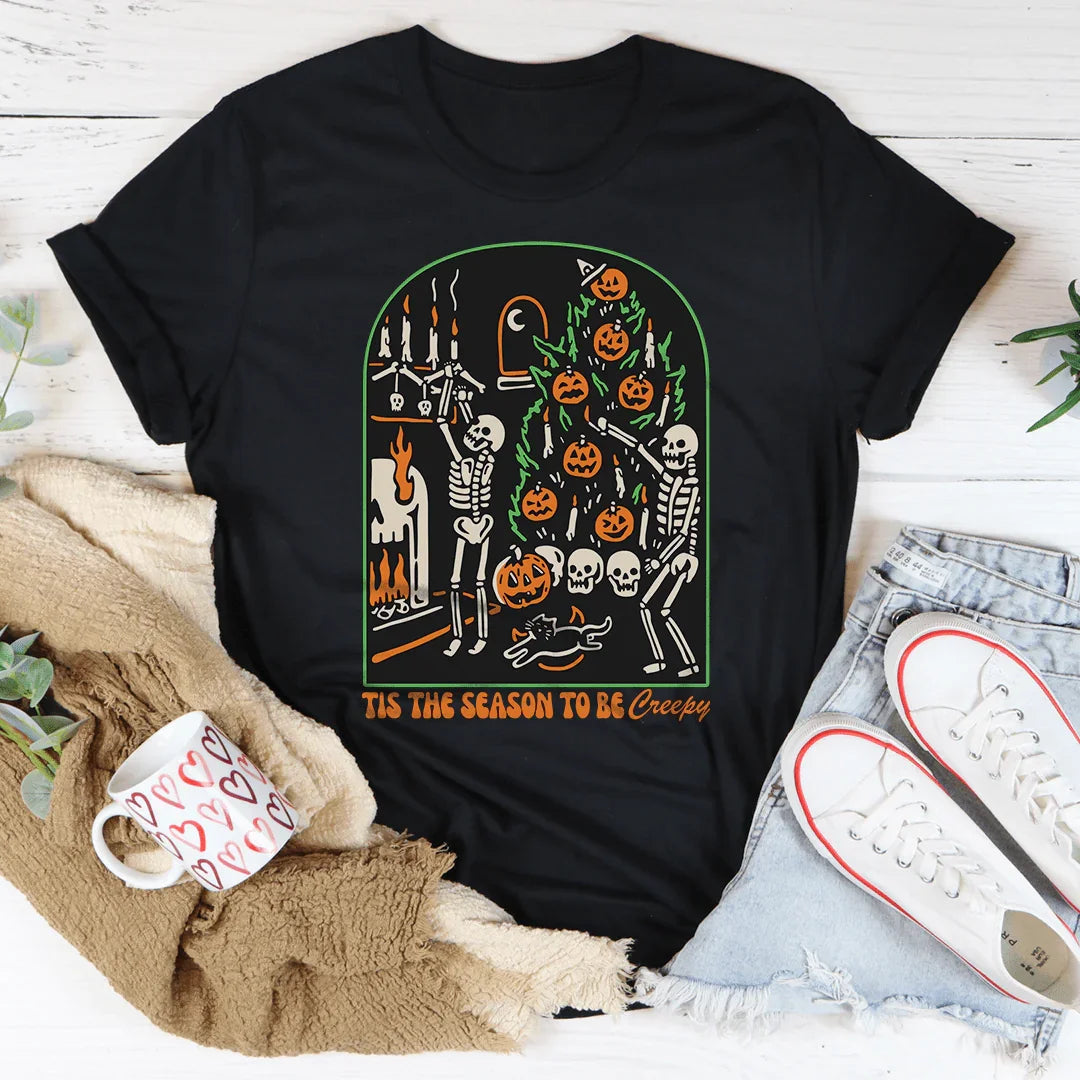 Tis The Season To Be Creepy Tee product image 1