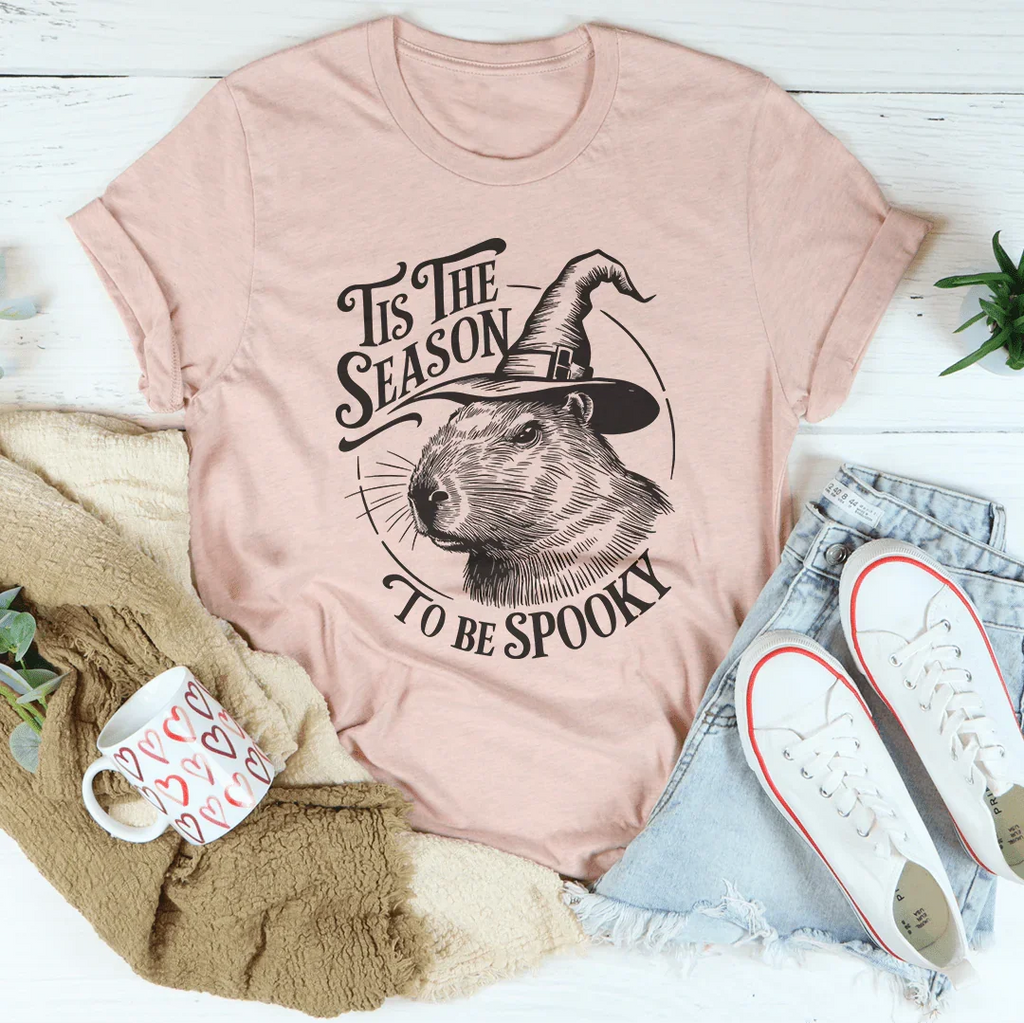 Tis The Season To Be Spooky Capybara Tee product image 3