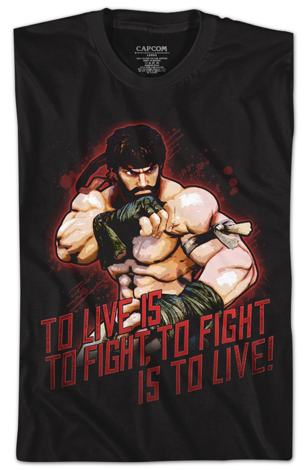 To Live Is To Fight Street Fighter T-Shirt product image 2