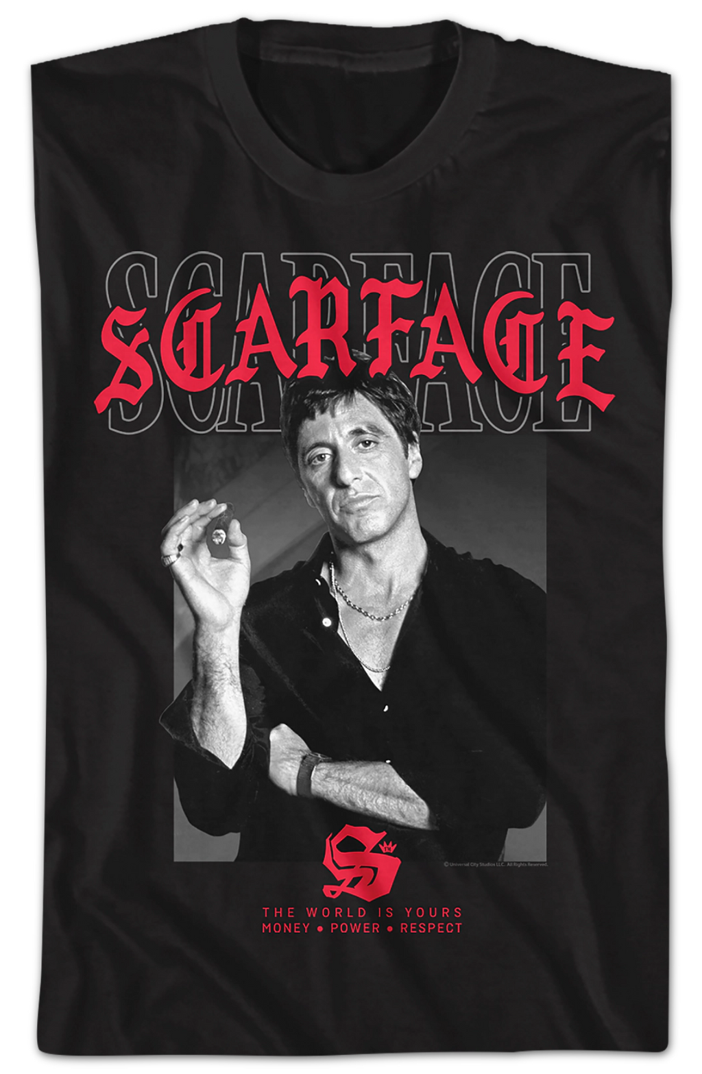Tony Montana The World Is Yours Scarface T-Shirt product image 2