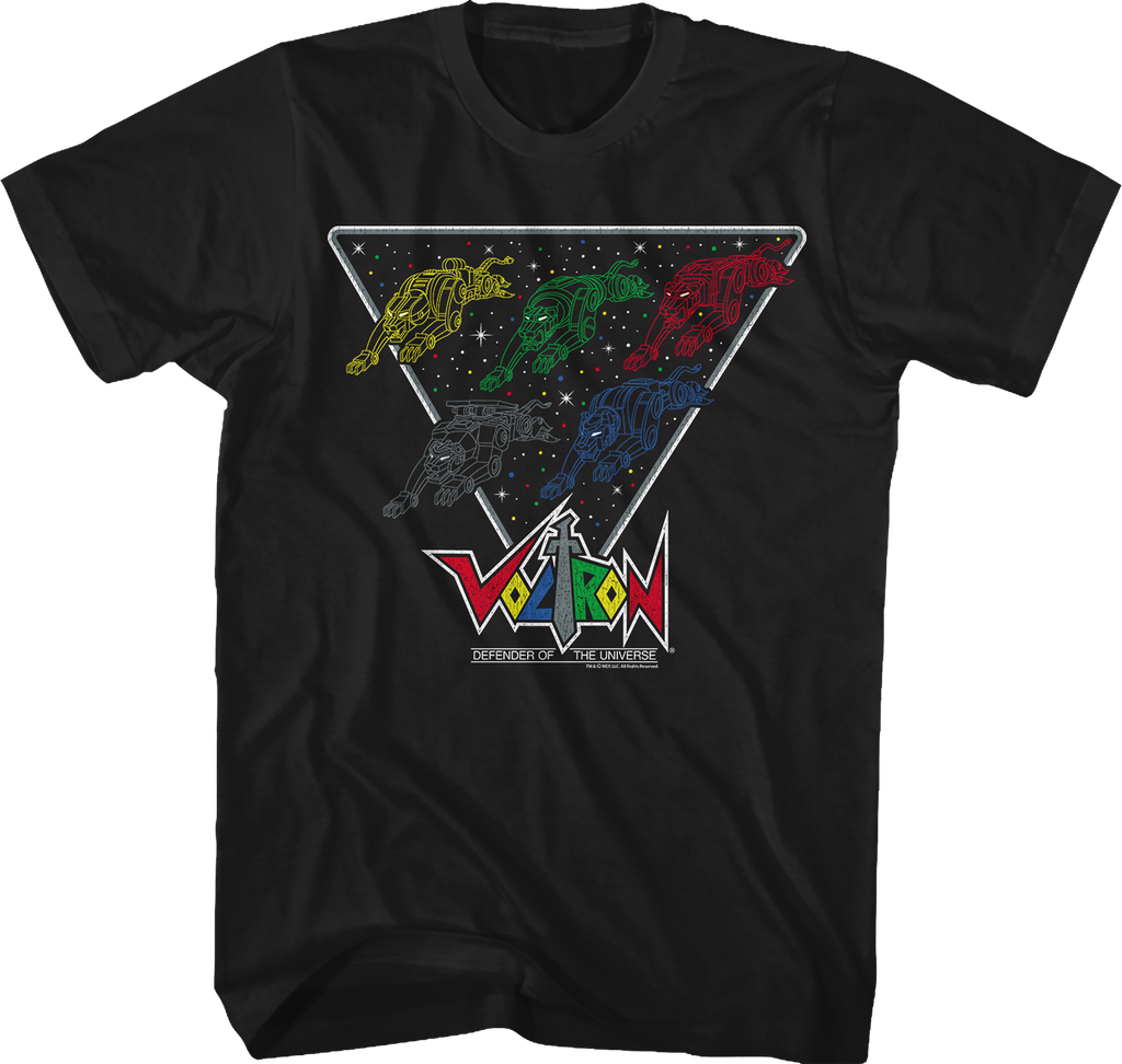 Lion Formation Voltron T-Shirt product image 1