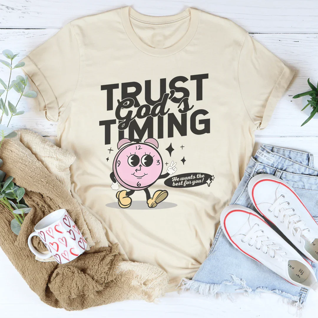 Trust God's Timing He Wants The Best For You Tee product image 3