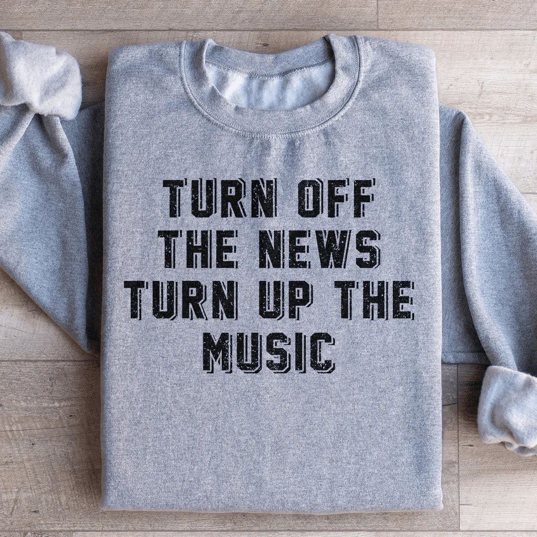 Turn Up The Music Sweatshirt product image 2