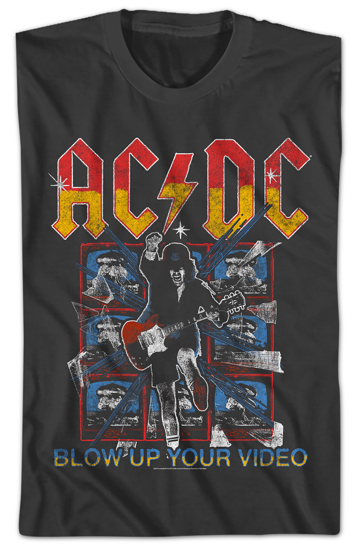 TV Screens Blow Up Your Video ACDC Shirt product image 2