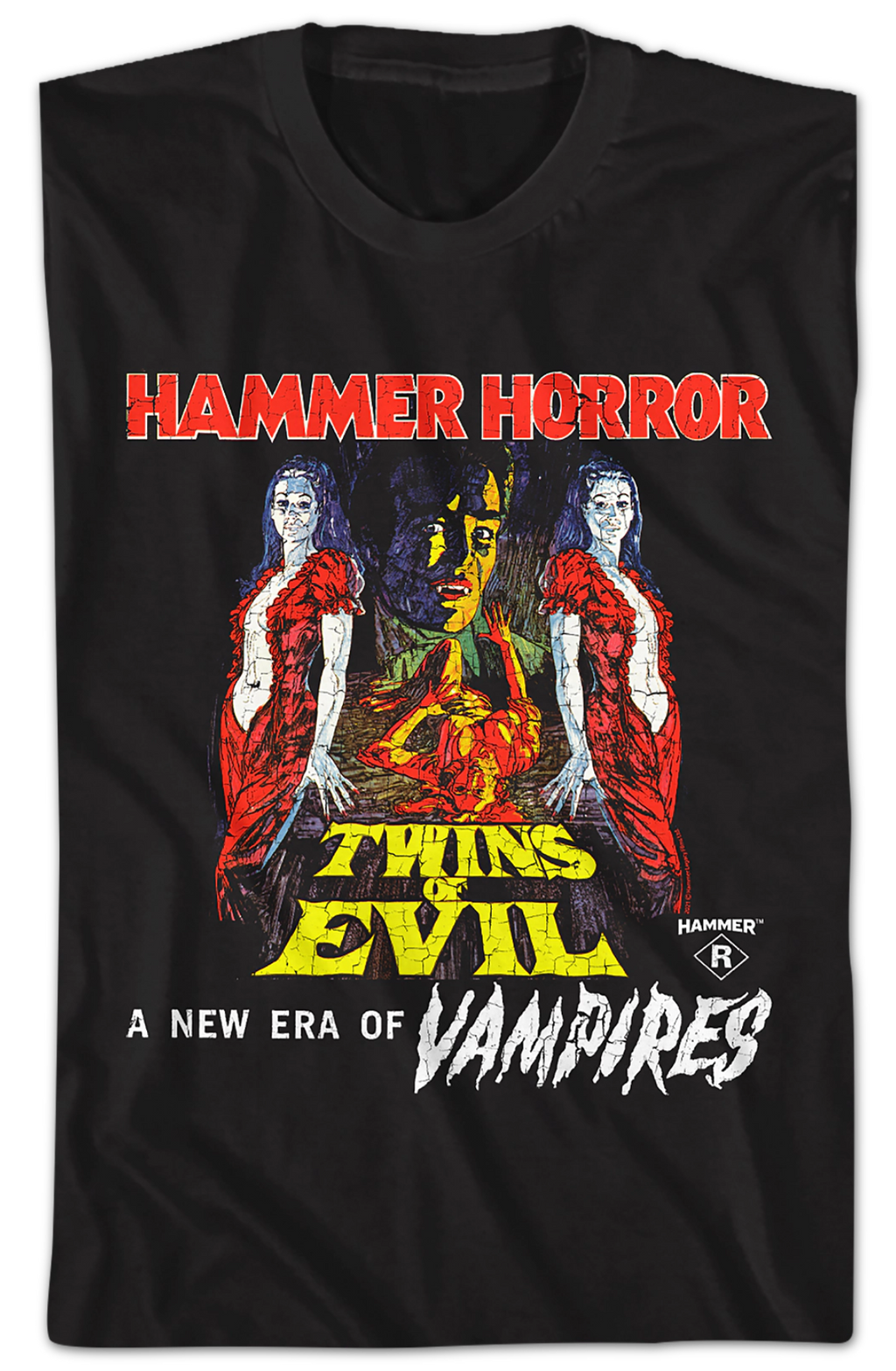 Twins Of Evil Hammer Films T-Shirt product image 2