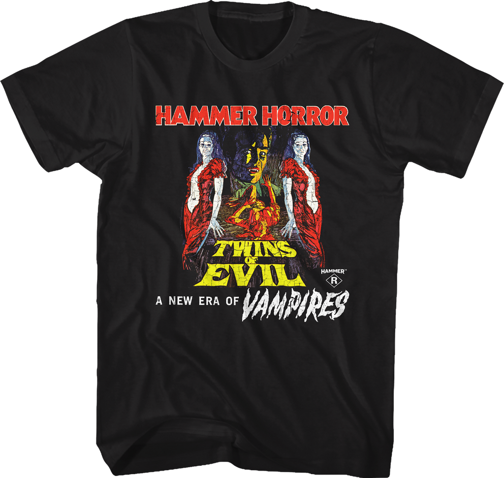 Twins Of Evil Hammer Films T-Shirt product image 1