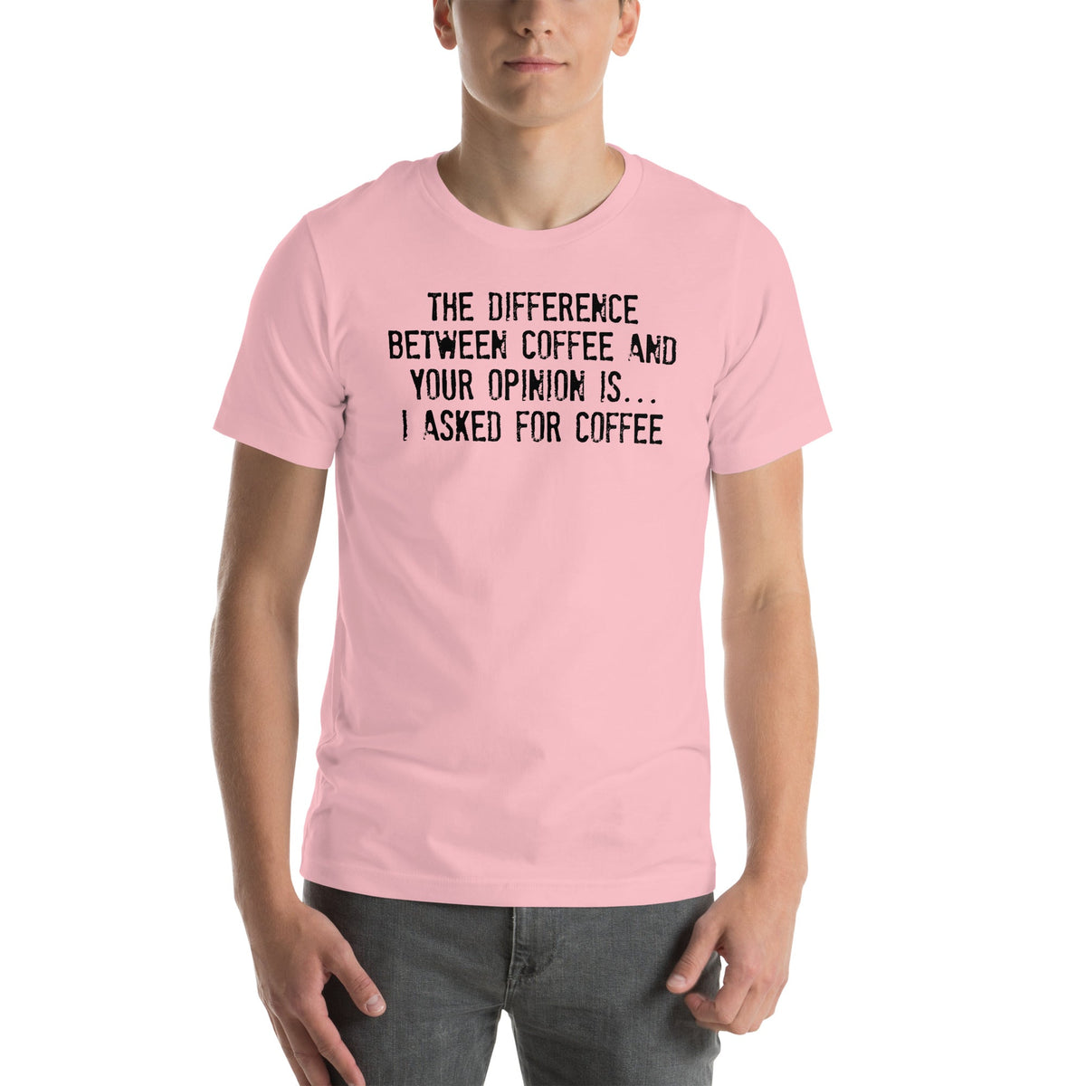 Witty Coffee Sarcasm Casual Top – \"THE DIFFERENCE BETWEEN product image 4