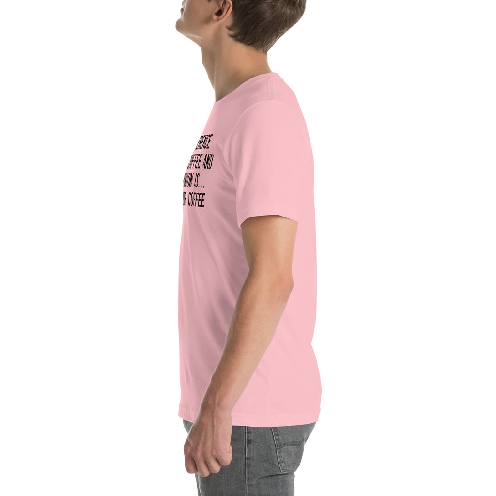 Witty Coffee Sarcasm Casual Top – \"THE DIFFERENCE BETWEEN product image 6