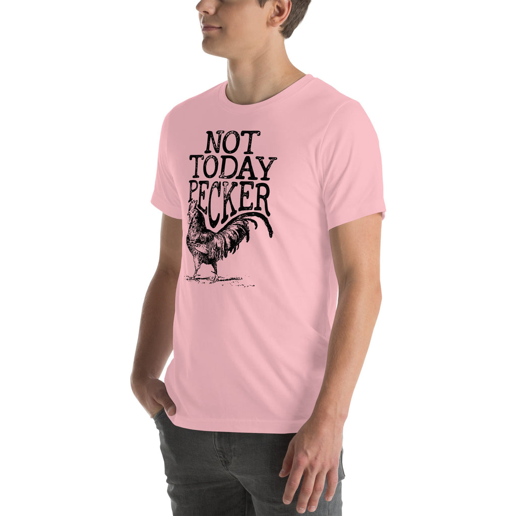 Rustic Country Humor Graphic Shirt – \"NOT TODAY PECKER\" product image 7