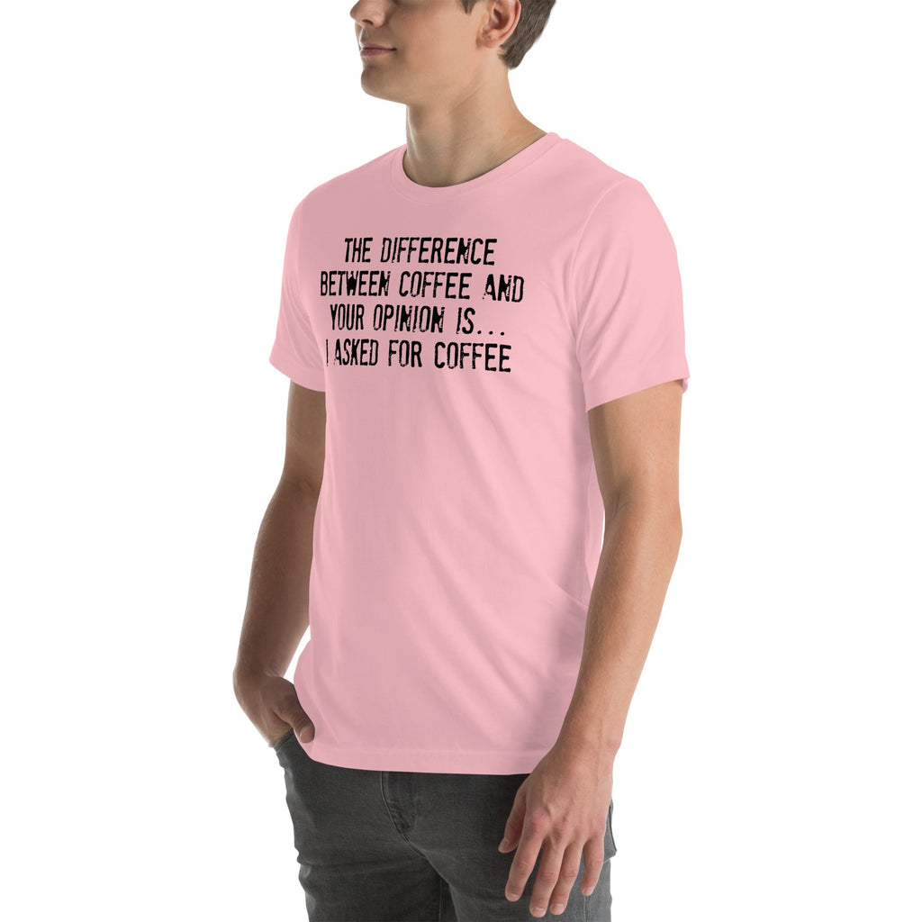 Witty Coffee Sarcasm Casual Top – \"THE DIFFERENCE BETWEEN product image 7