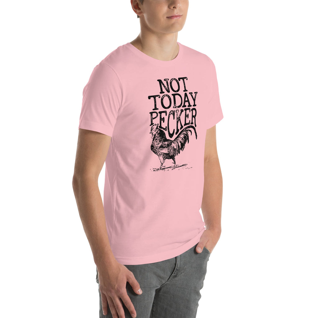 Rustic Country Humor Graphic Shirt – \"NOT TODAY PECKER\" product image 9