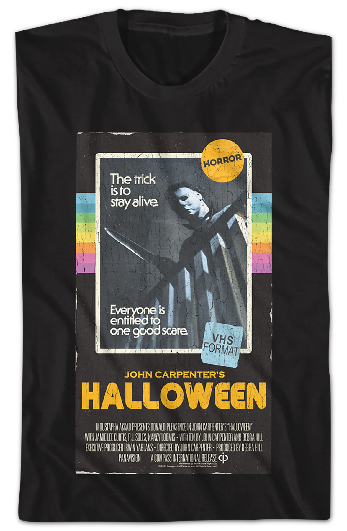 VHS Box Art Halloween T-Shirt product image 2