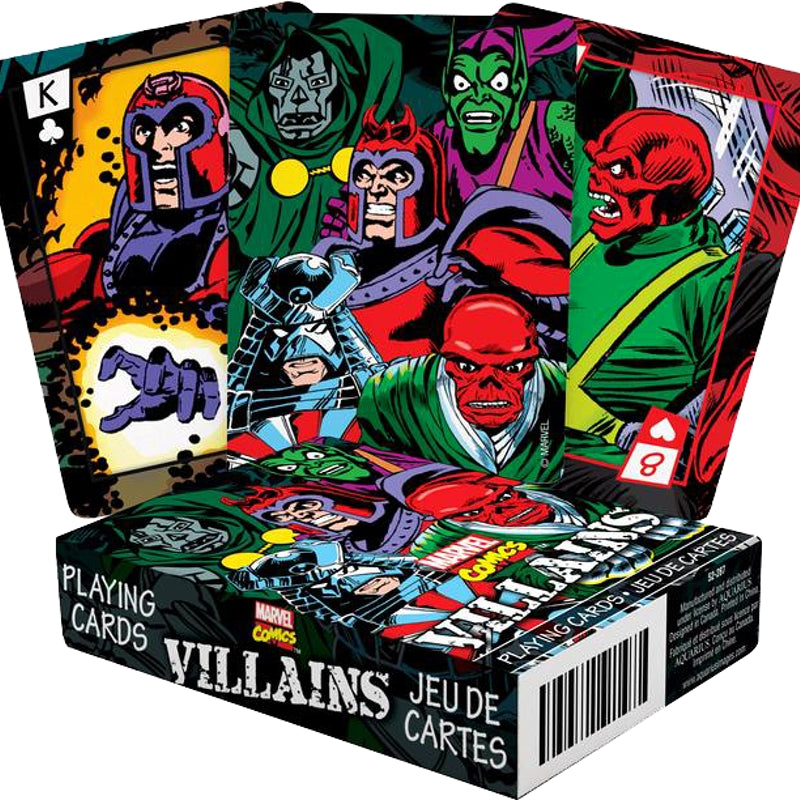 Villains Marvel Comics Playing Cards