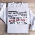 Water Into Wine Sweatshirt product image 1