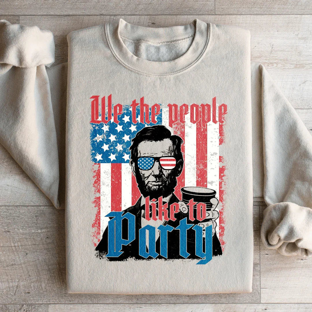 We The People Like To Party Sweatshirt product image 4