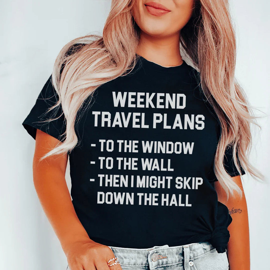 Weekend Travel Plans Tee product image 1