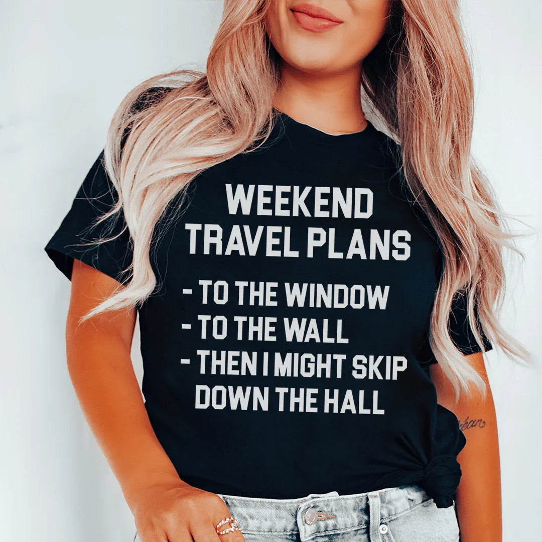 Weekend Travel Plans Tee product image 1