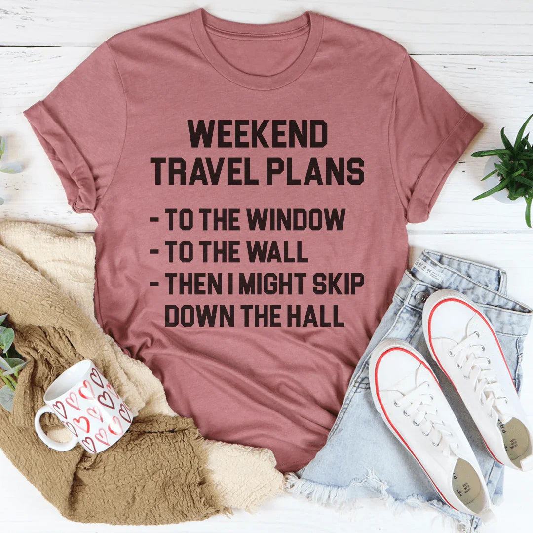 Weekend Travel Plans Tee product image 3