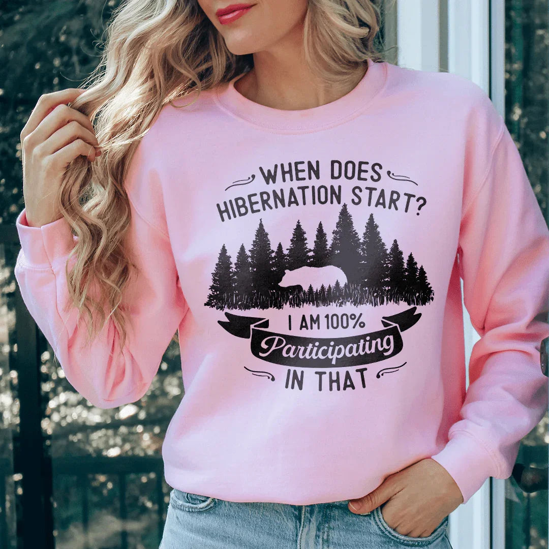 When Does Hibernation Start Sweatshirt product image 2