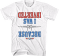 White Because I Was Inverted Top Gun T-Shirt product image 1