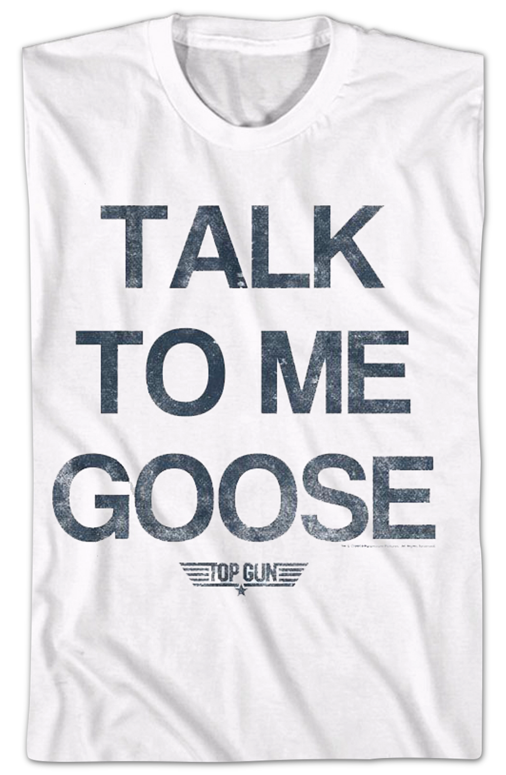 White Talk To Me Goose Top Gun T-Shirt product image 2