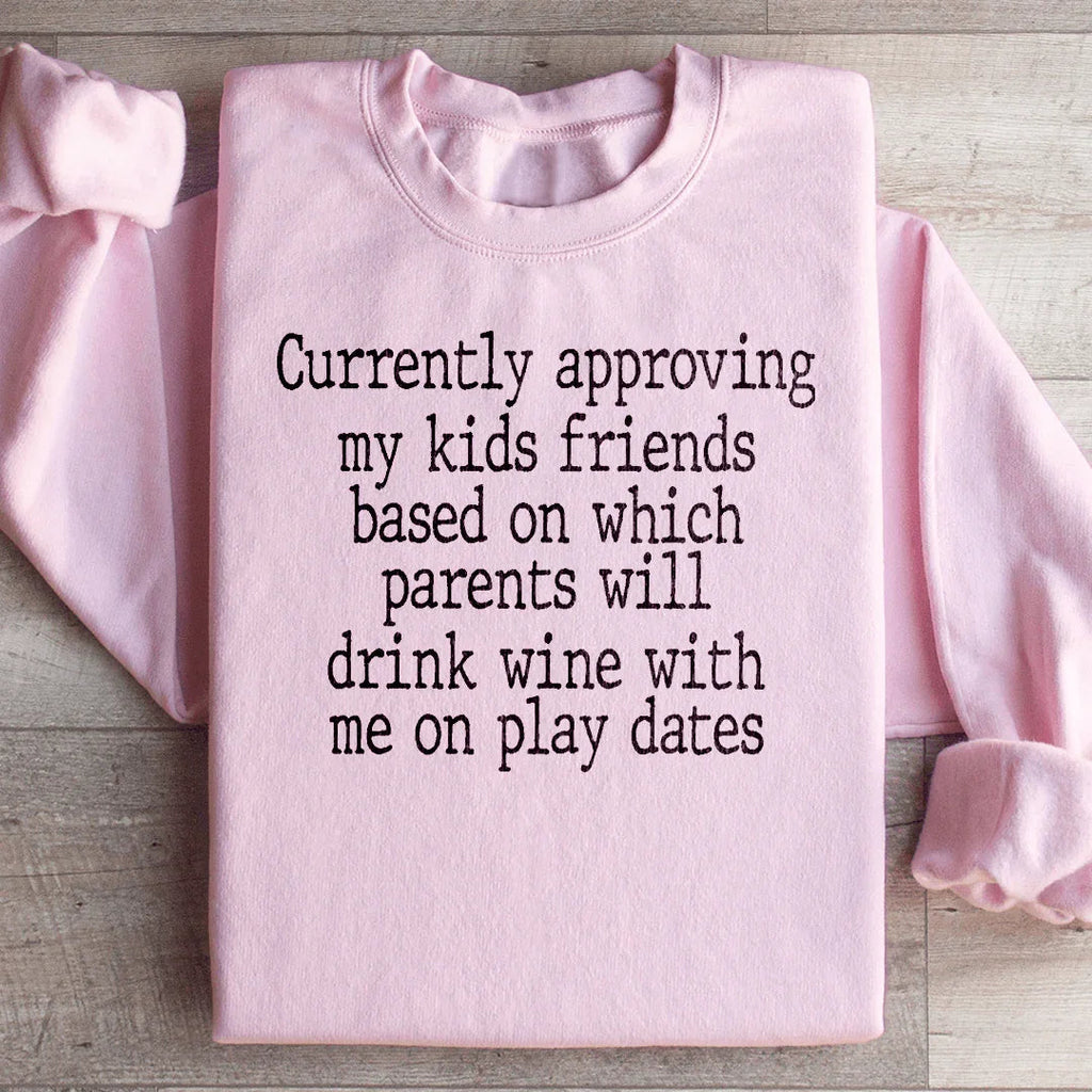 Wine Play Dates Sweatshirt product image 4