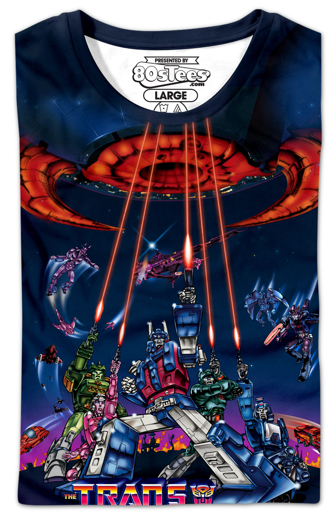 Womens 1986 Movie Poster Transformers Shirt