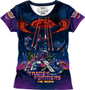 Womens 1986 Movie Poster Transformers Shirt