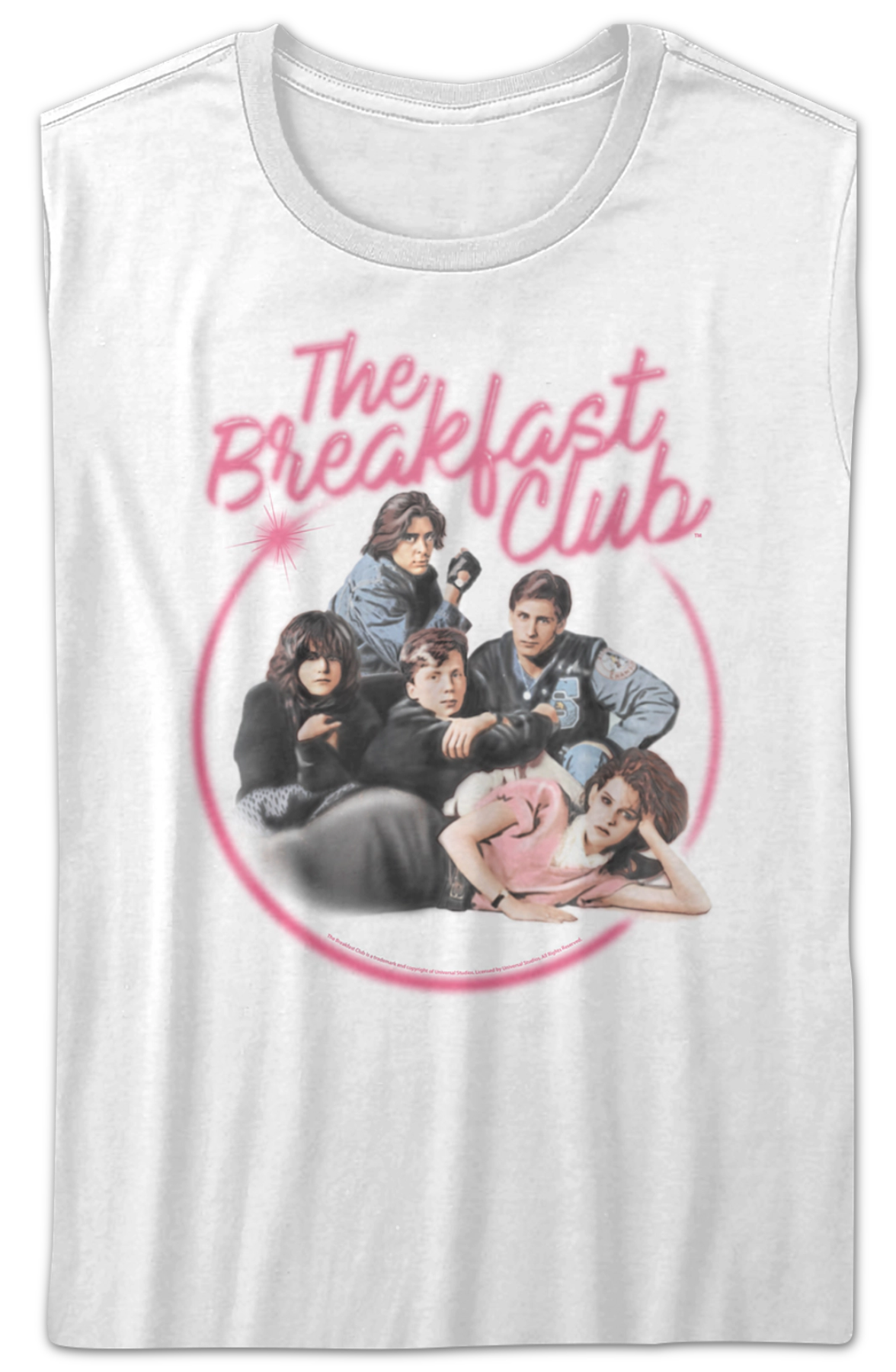 Womens Airbrush Breakfast Club Shirt product image 2
