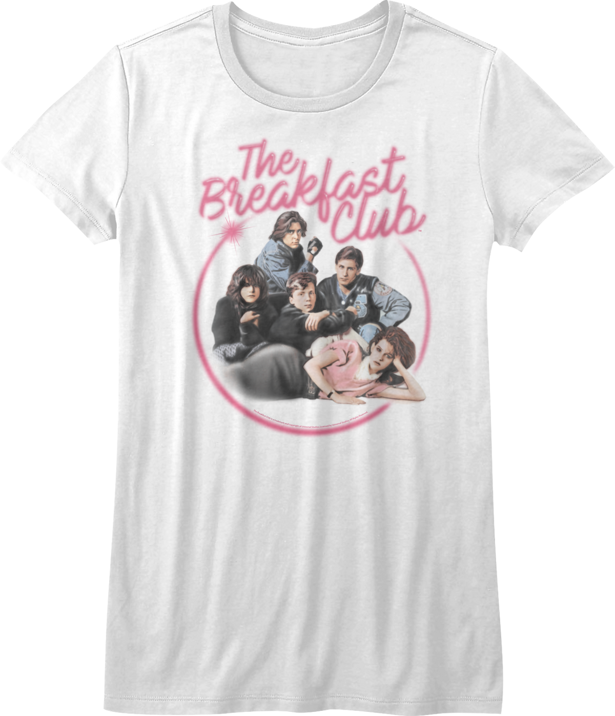 Womens Airbrush Breakfast Club Shirt product image 1
