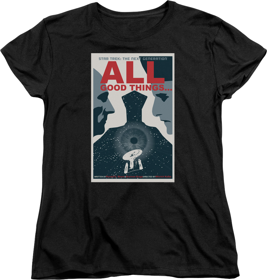 Womens All Good Things Star Trek The Next Generation Shirt product image 1