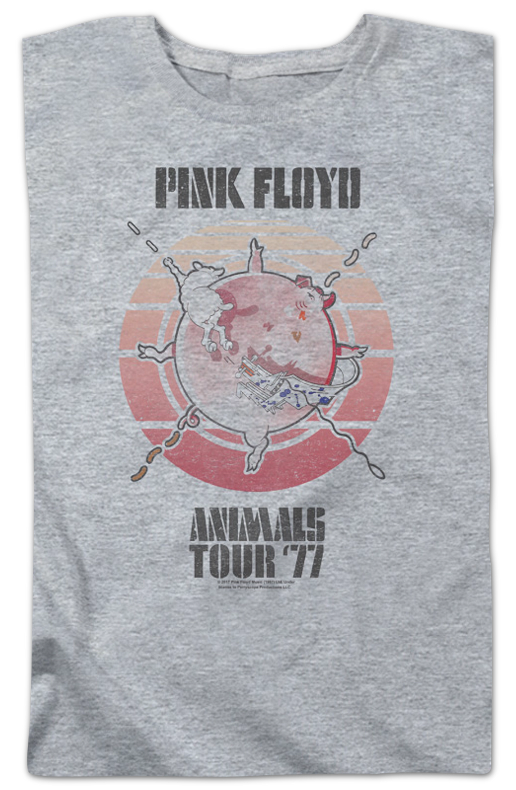 Womens Animals Tour 1977 Pink Floyd Shirt product image 2