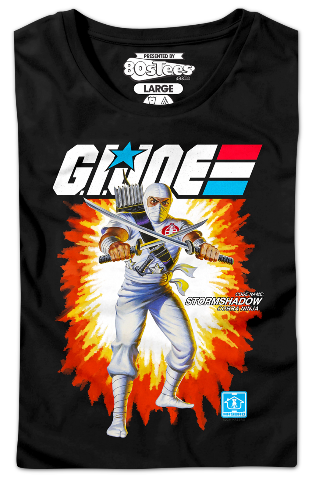 Womens Box Art Storm Shadow GI Joe Shirt product image 2