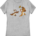 Gray Womens Catching Up Chip 'n Dale Rescue Rangers Shirt product image 1