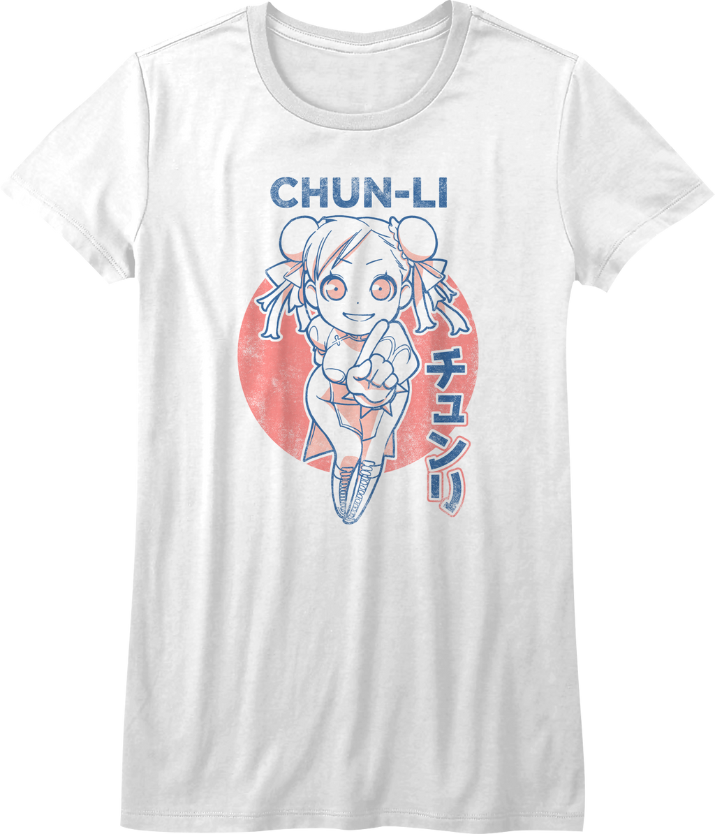 Womens Chibi Chun-Li Street Fighter Shirt product image 1