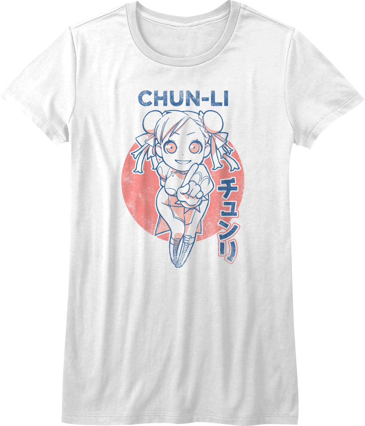 Womens Chibi Chun-Li Street Fighter Shirt product image 1