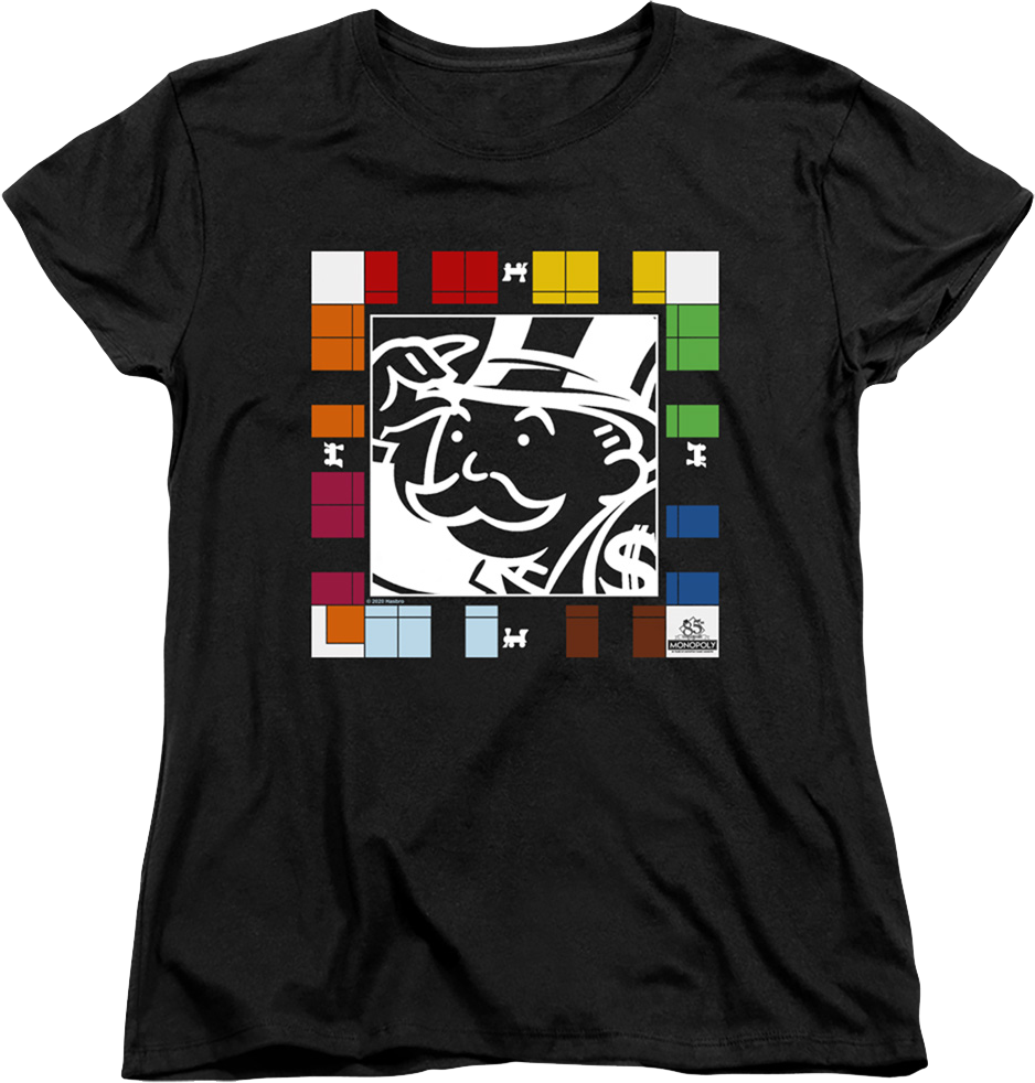 Womens Game Board Monopoly Shirt product image 1