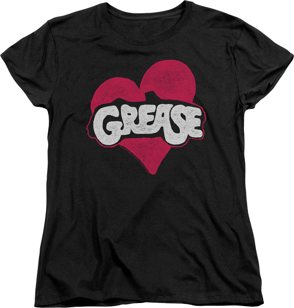 Womens Heart Grease Shirt product image 1