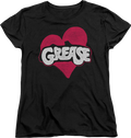 Womens Heart Grease Shirt product image 1