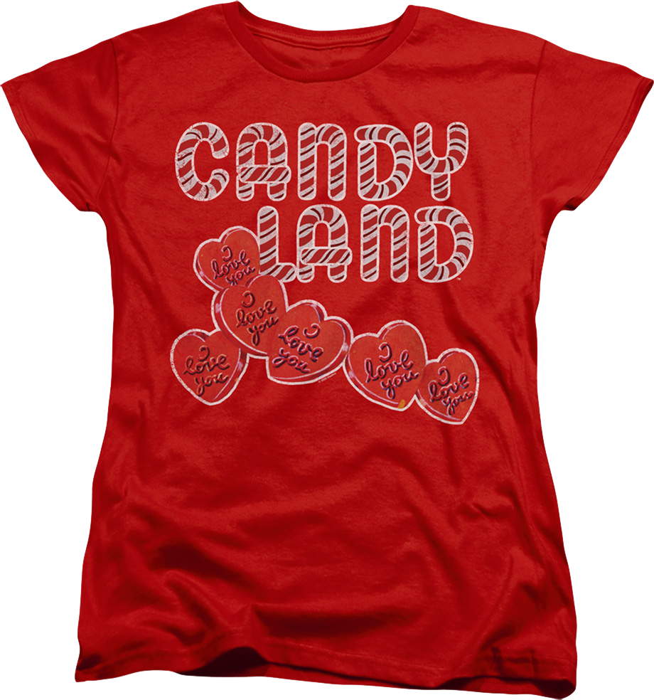 Womens Hearts Candy Land Shirt product image 1
