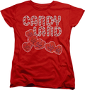 Womens Hearts Candy Land Shirt product image 1