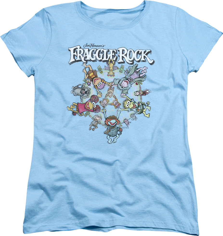 Womens Holding Hands Fraggle Rock Shirt product image 1