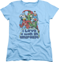 Womens I Love A Man In Uniform DC Comics Shirt product image 1