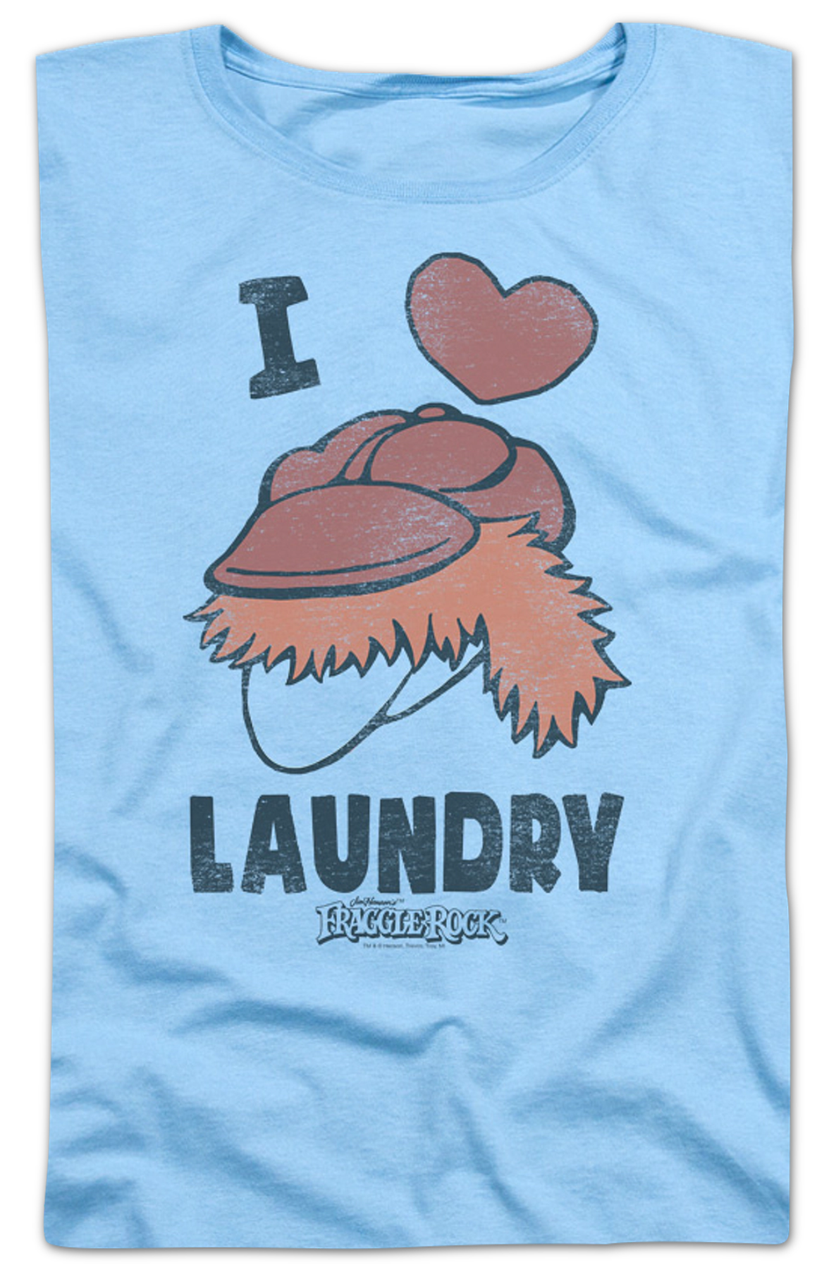 Womens I Love Laundry Fraggle Rock Shirt product image 2