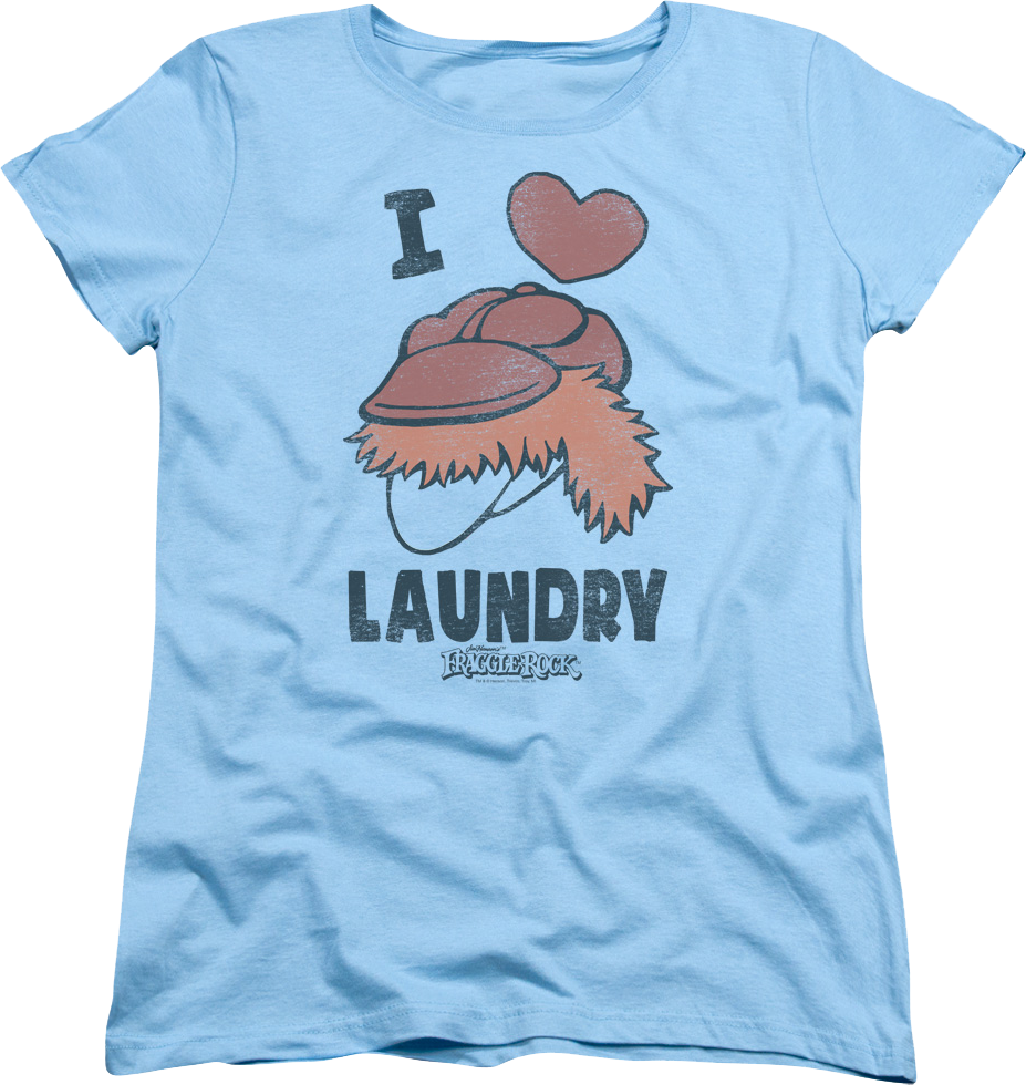 Womens I Love Laundry Fraggle Rock Shirt product image 1