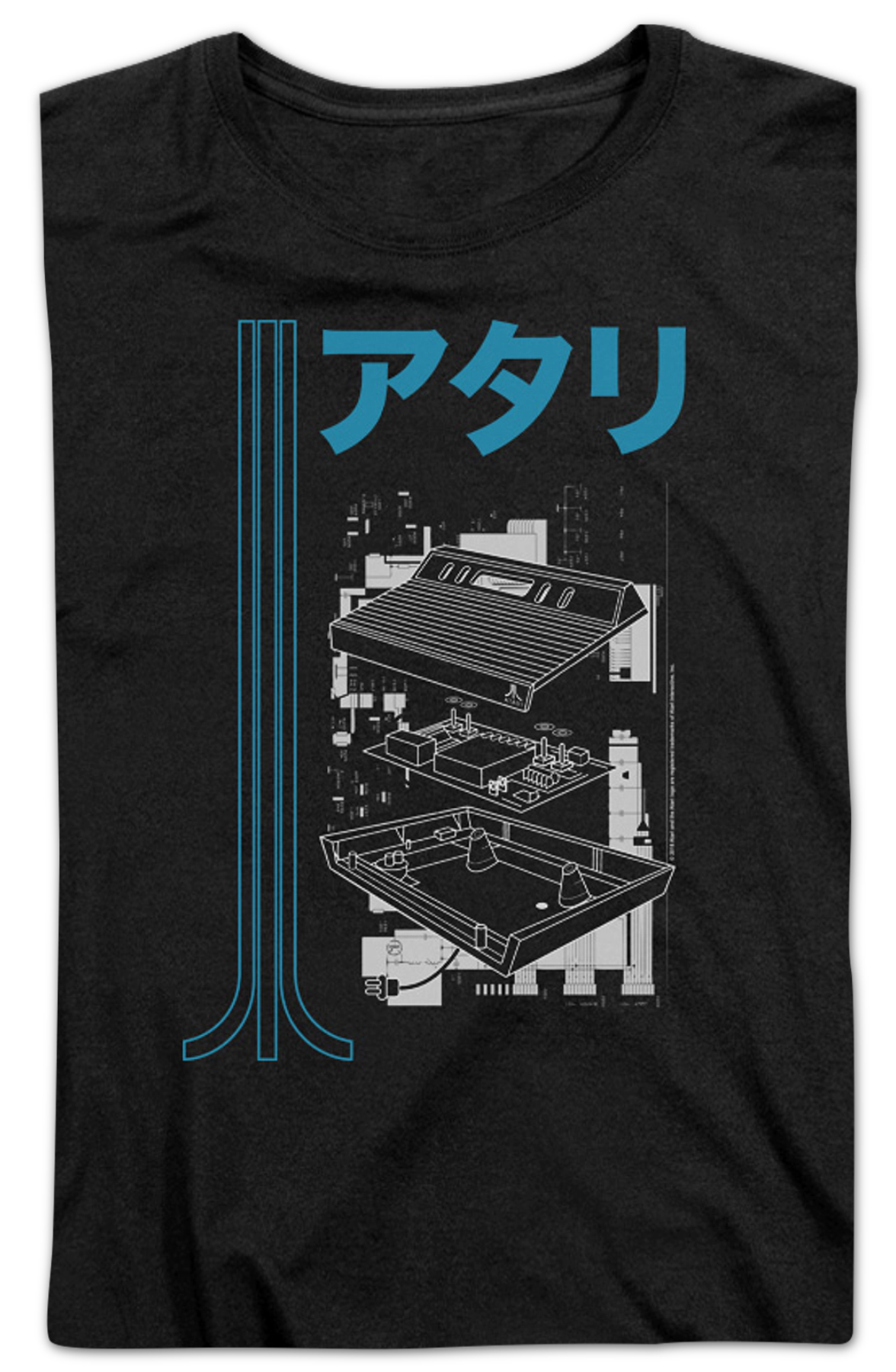 Womens Japanese Schematic Atari Shirt product image 2