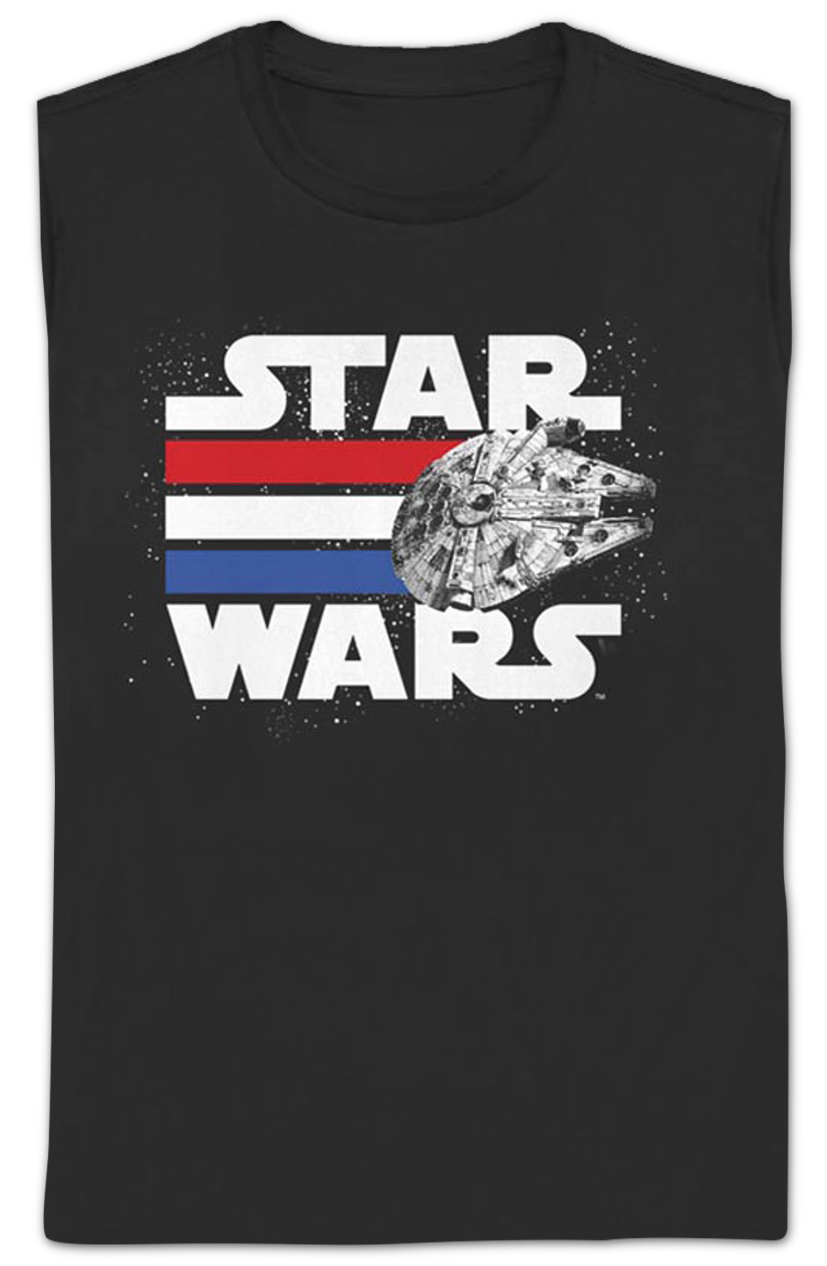 Womens Millennium Falcon Red White Blue Stripes Star Wars product image 2