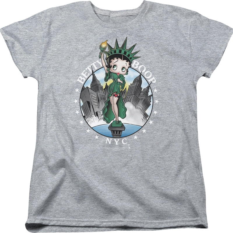 Womens NYC Betty Boop Shirt product image 1
