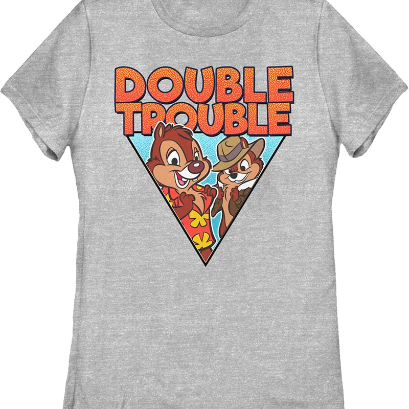 Gray Womens Retro Double Trouble Chip 'n Dale Rescue product image 1