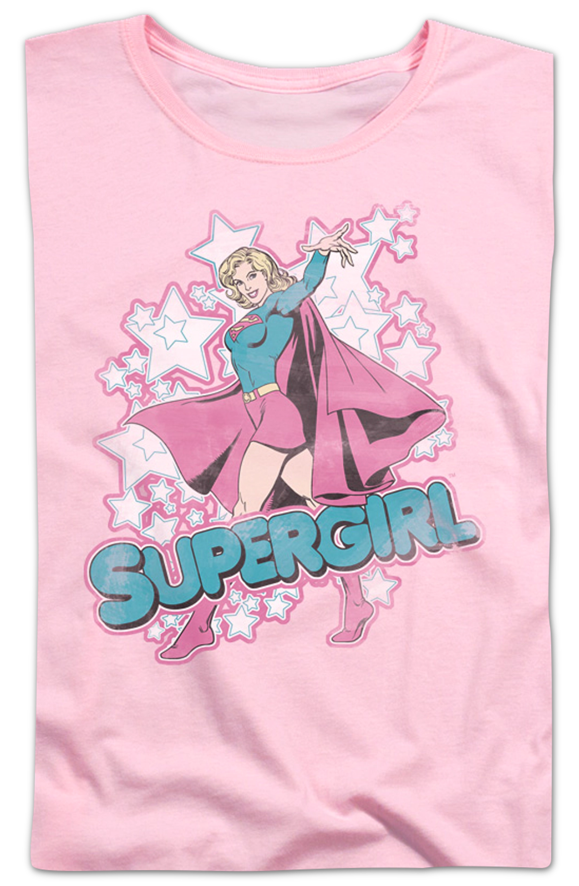 Womens Strike A Pose Supergirl Shirt product image 2